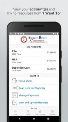 ABC HRA Mobile android App screenshot 1